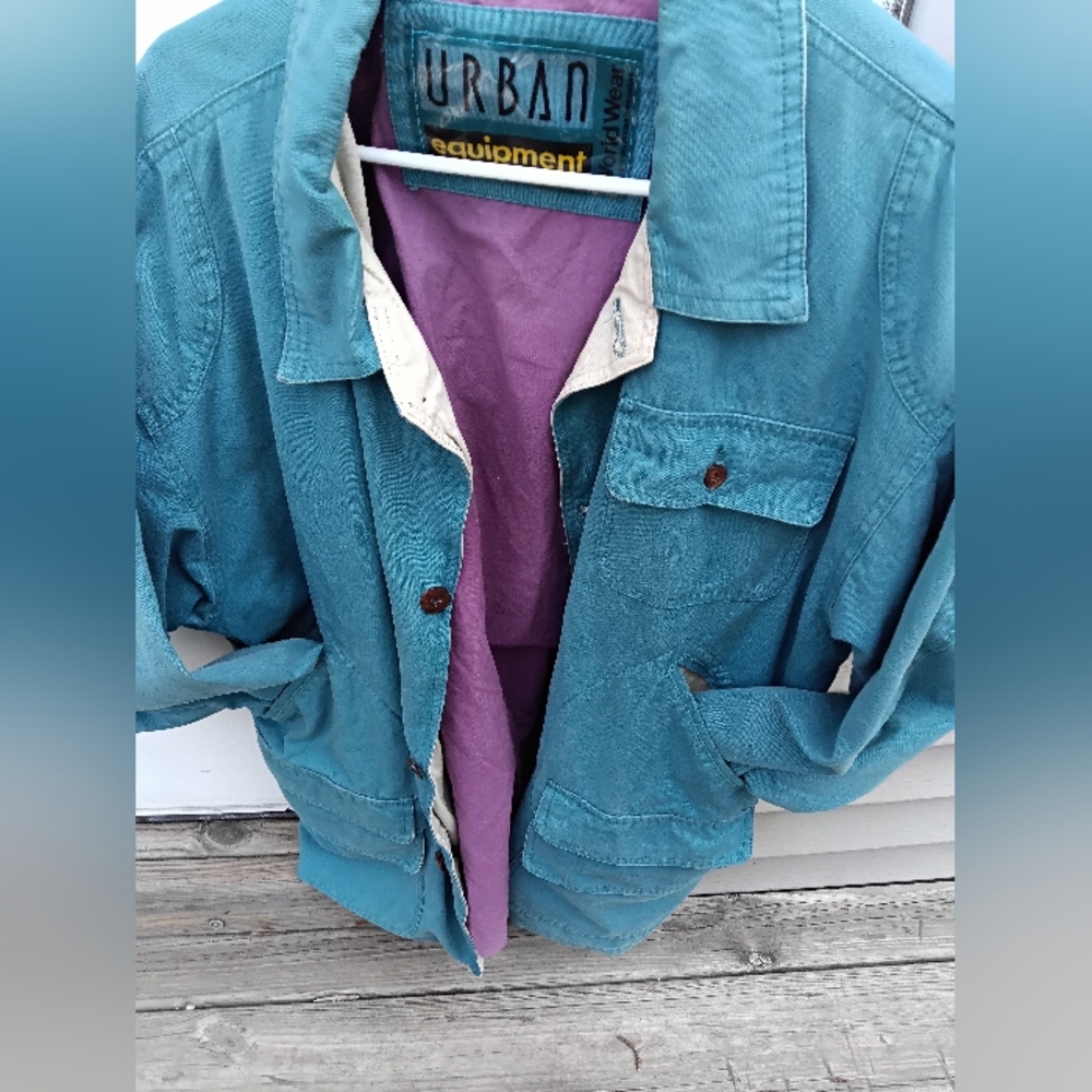 Vintage mens urban equipment world wear David Peyser sportswear jacket size XL